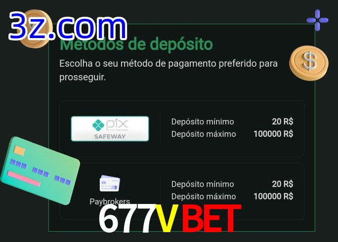 O cassino 677VBET oferece uma grande variedade de métodos de pagamento